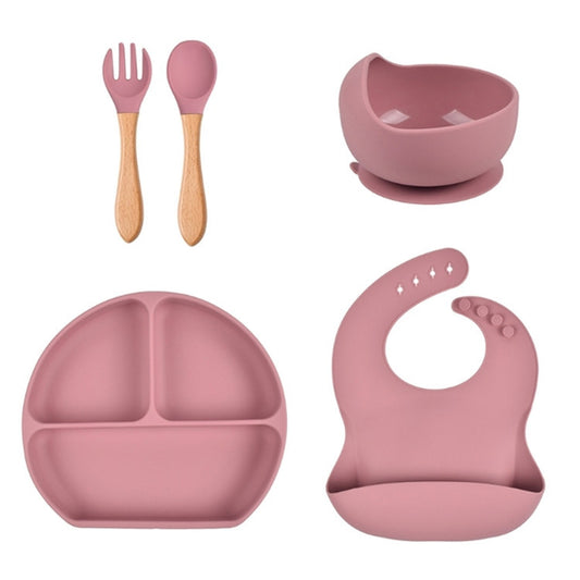 Children's Silicone Dinner Plate, Bowl & Spoon Set - Xenme International
