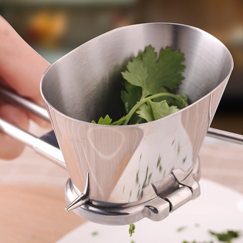 Stainless Steel Manual Herb & Vegetable Chopper - Xenme International