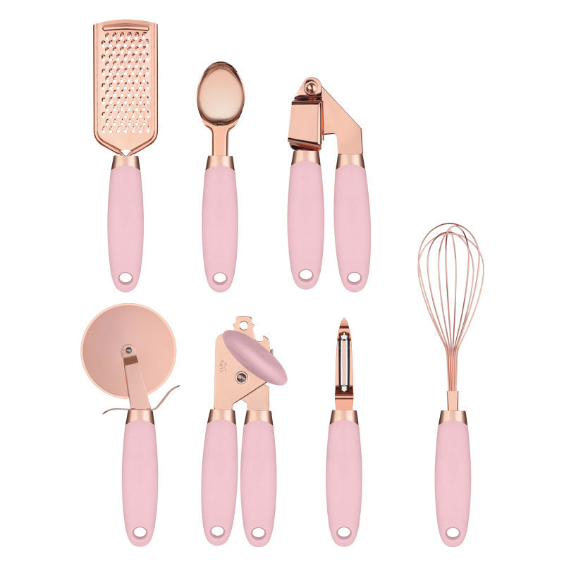 Copper Cutlery Rack & Peeler Gadget Set - Xenme International
