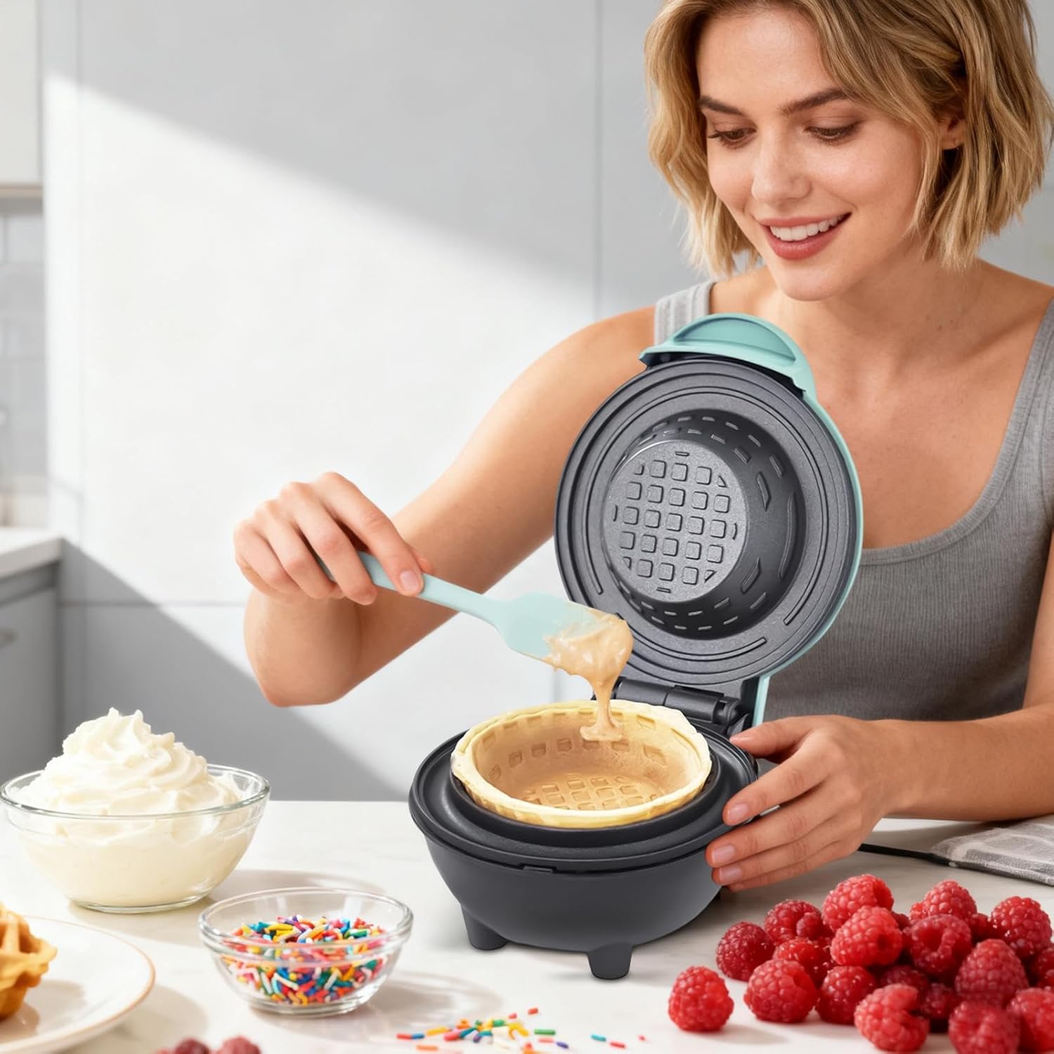 Electric Waffle Bowl Maker - Xenme International