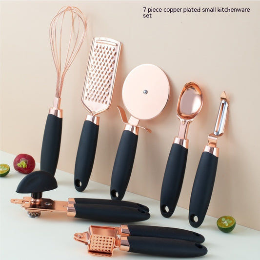 Copper Cutlery Rack & Peeler Gadget Set - Xenme International