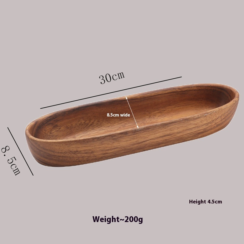 Walnut Wooden Partitioned Fruit Tray - Xenme International