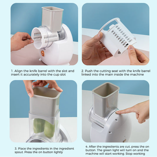 Electric Vegetable Slicer & Grater - Xenme International