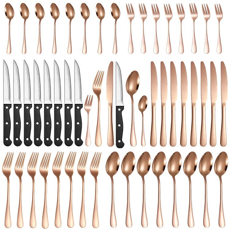 48-Piece Stainless Steel Tableware Set - Xenme International