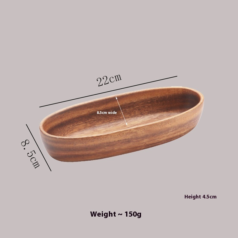 Walnut Wooden Partitioned Fruit Tray - Xenme International