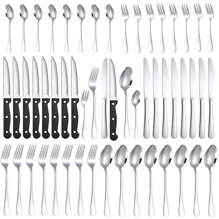 48-Piece Stainless Steel Tableware Set - Xenme International