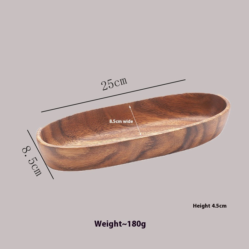 Walnut Wooden Partitioned Fruit Tray - Xenme International